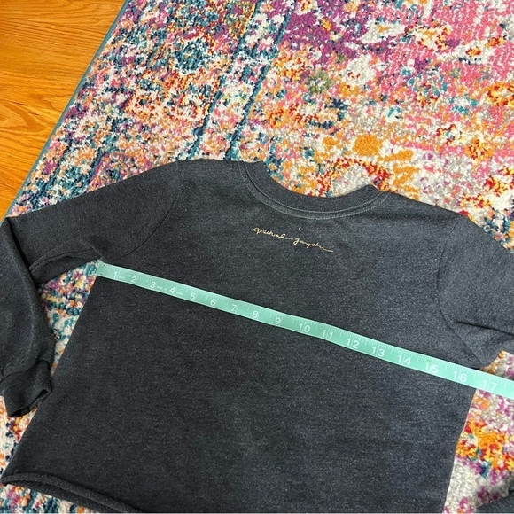 Spiritual Gangster Kids Gray Cropped Sweatshirt - Picture 5 of 7